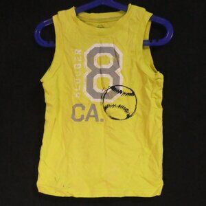 CARTER'S | 4T | Graphic Yellow Tank Top | Slugger 8 CA.